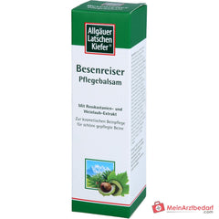 Allgäuer Latschenkiefer Besenreiser Pflegebalsam Latschenkiefernöl / Rosskastanie / Tigerkraut / Weinlaub / Menthol / Panthenol Balsam, 75 ml.