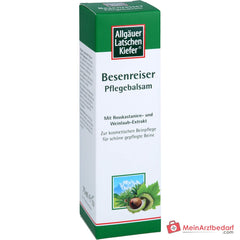 Allgäuer Latschenkiefer Besenreiser Pflegebalsam Latschenkiefernöl / Rosskastanie / Tigerkraut / Weinlaub / Menthol / Panthenol Balsam, 75 ml.