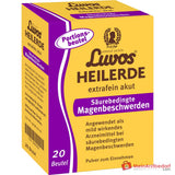 Luvos Heilerde extrafein akut Pulver, 20 Beutel à 6,5 g.