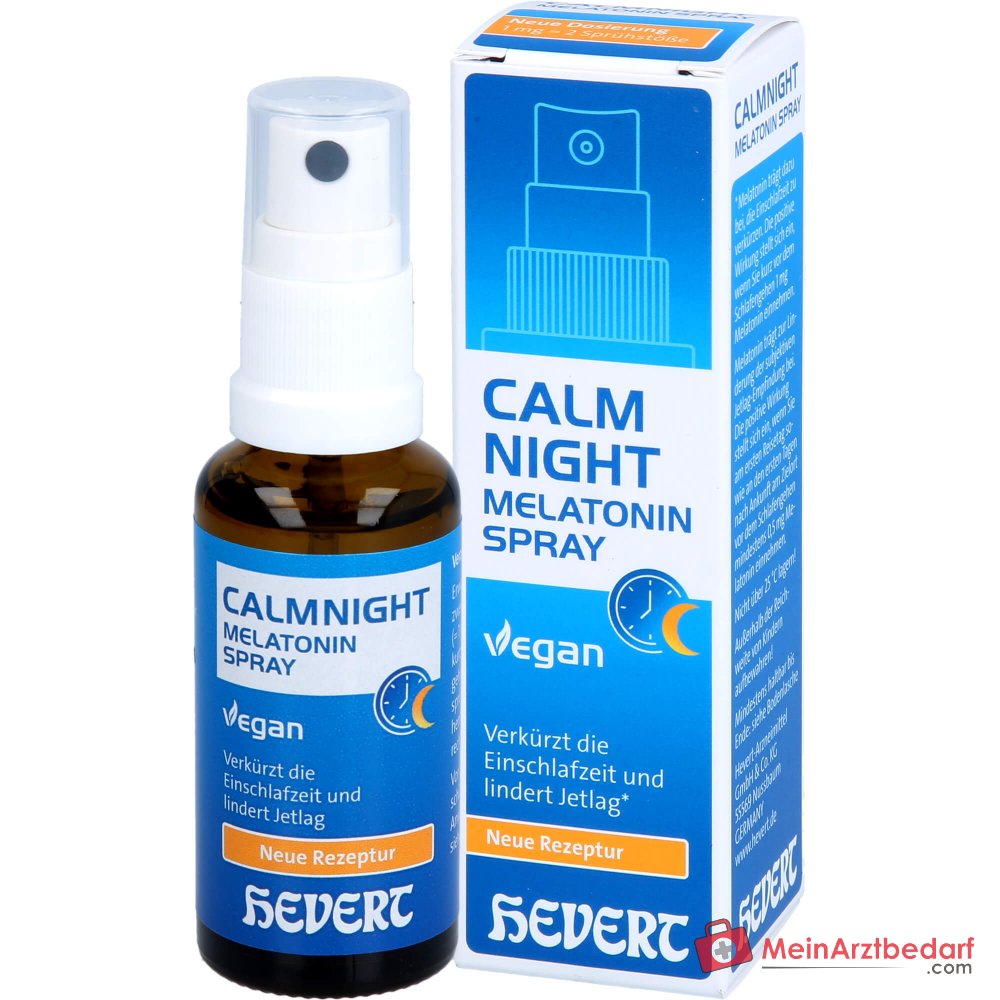 Hevert CalmNight Melatonin Spray, 30 ml