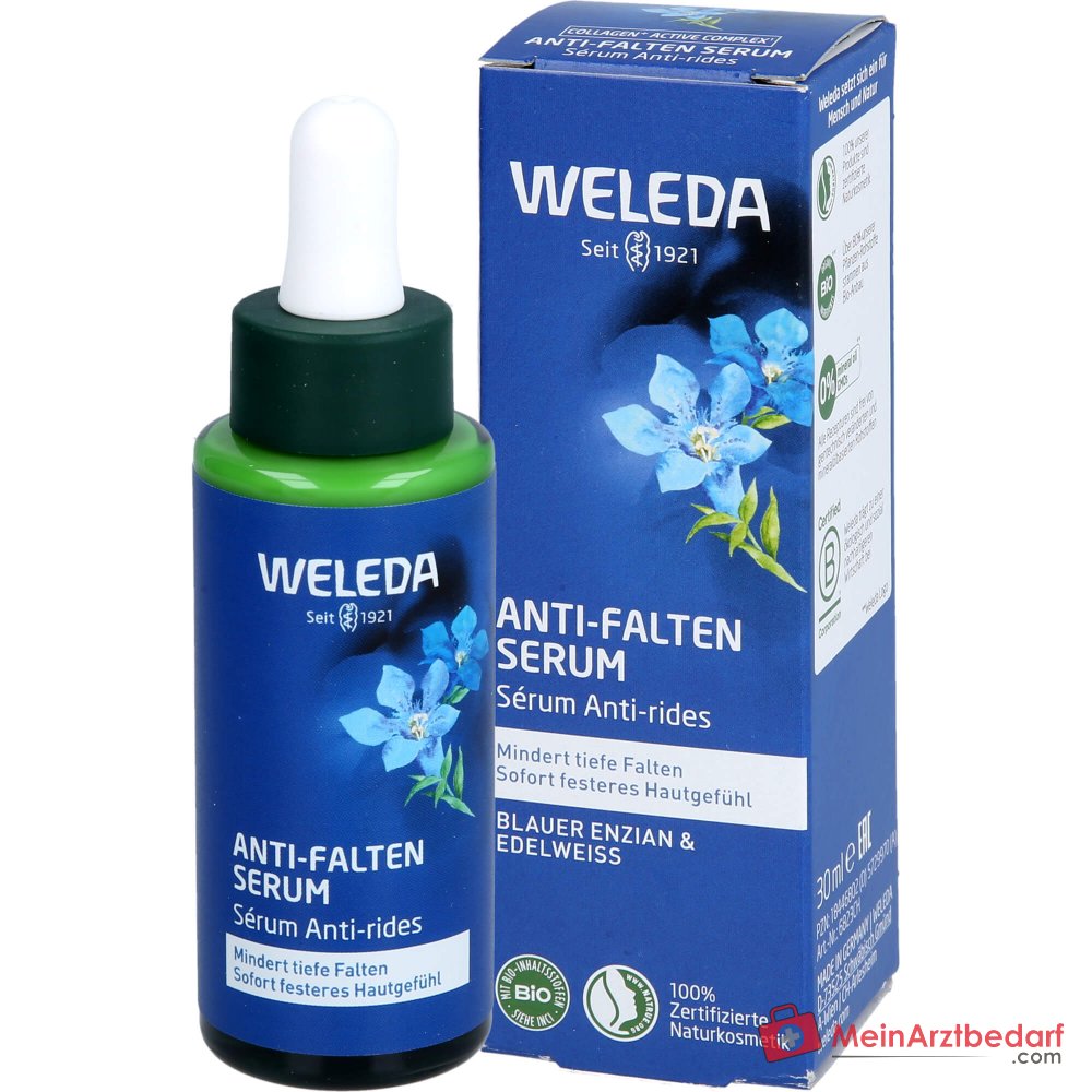 Weleda Sérum Antiarrugas Genciana Azul y Edelweiss, 30 ml