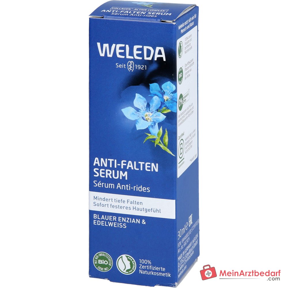 Weleda Anti-Falten Serum Blauer Enzian & Edelweiss, 30 ml