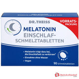 Dr. Theiss Melatonin Einschlaf-Schmelztabletten Melatonin 1 mg Schmelztabletten, 90 St..