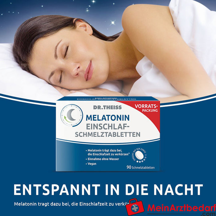DR. THEISS Melatonin Einschlaf-Schmelztabletten