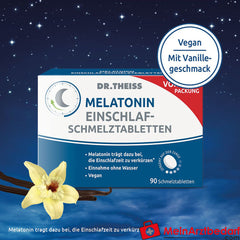 DR. THEISS Melatonin Einschlaf-Schmelztabletten.