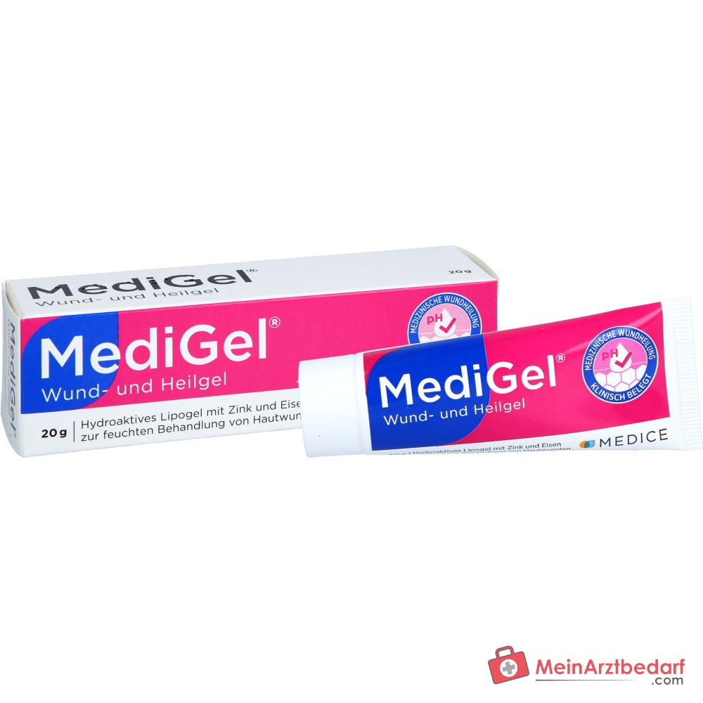 MediGel hydroaktives Lipogel mit Zink und Eisenionen zur Wundheilung ...