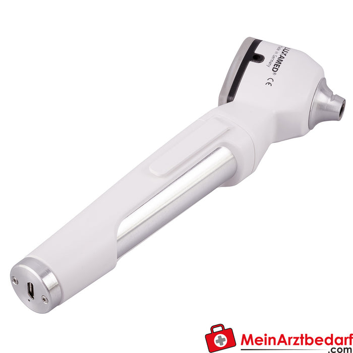 LUXAMED LuxaScope Auris LED 3,7 V (şarj edilebilir), USB şarj cihazı dahil AB/İngiltere/ABD