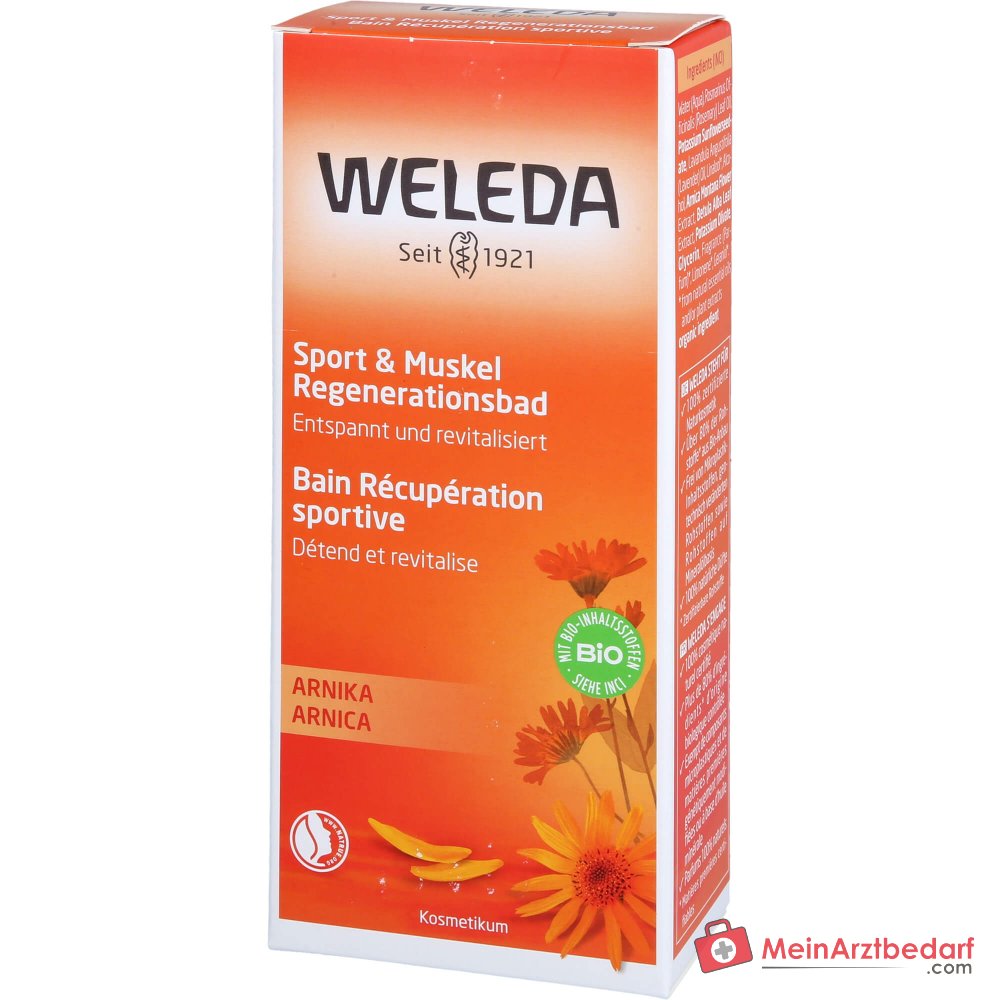 Weleda Sport & Muskel Regenerationsbad Arnika Badezusatz, 200 ml