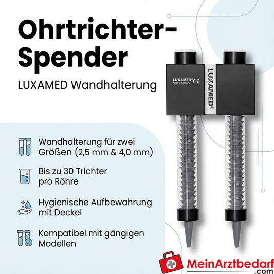 LUXAMED oortrechterdispenser voor wegwerp oortrechters