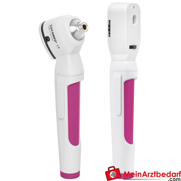 LUXAMED LuxaScope Auris Set LED 2.5 V "Colour-Edition", (Otoscope + Ophthalmoscope + 2 poignées)