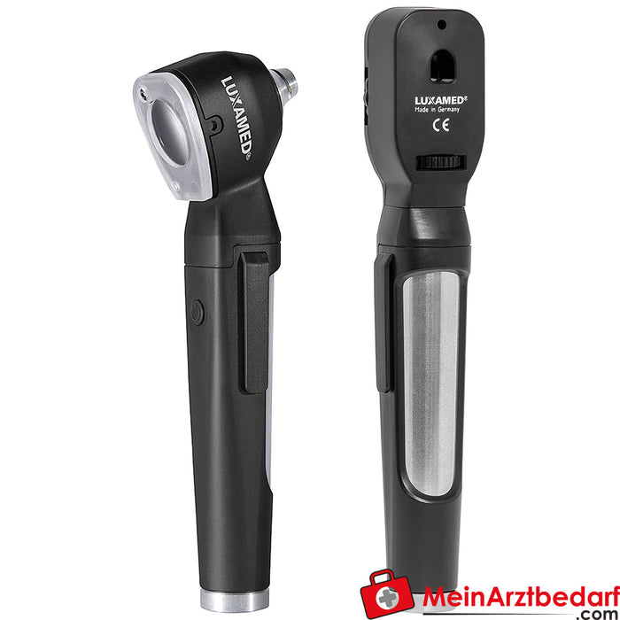 LUXAMED LuxaScope Auris Set LED 3.7 V (rechargeable), incl. chargeur USB EU/UK/US, (otoscope + ophtalmoscope + 2 poignées)