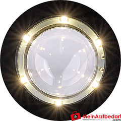 Luxamed LuxaScope Dermatoskop LED 2.5 V, Kontaktscheibe mit Skala.