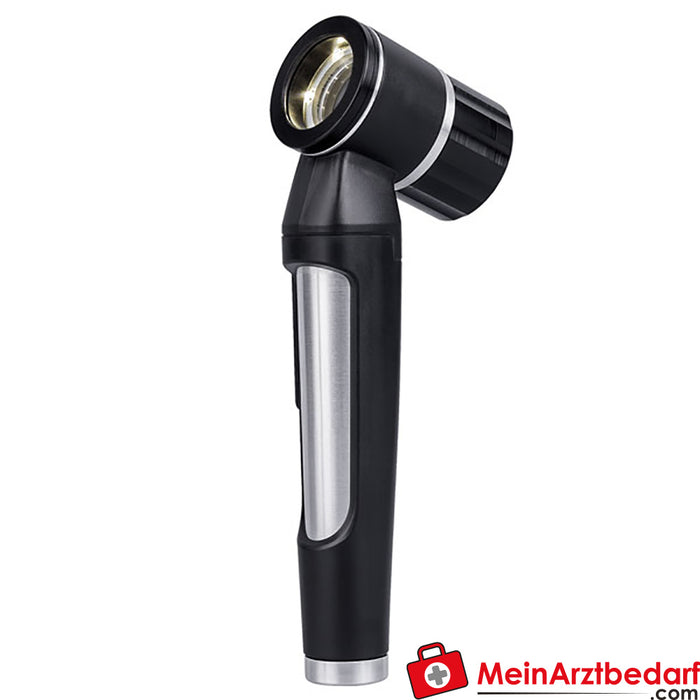 LUXAMED LuxaScope dermatoscopio LED 3,7 V (recargable), incl. cargador USB EU/UK/US, disco de contacto SIN escala