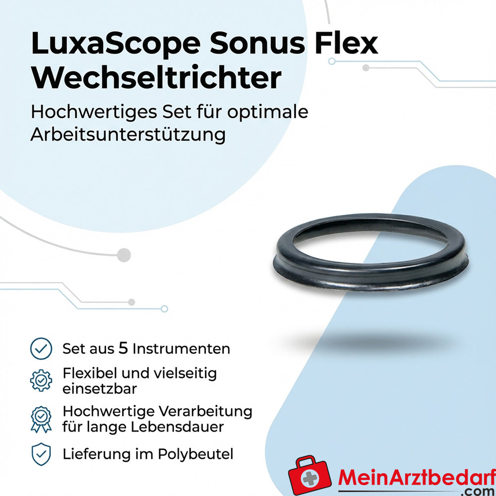 LUXAMED Cône interchangeable pour LuxaScope Sonus Flex (1 UE = 5 pièces)