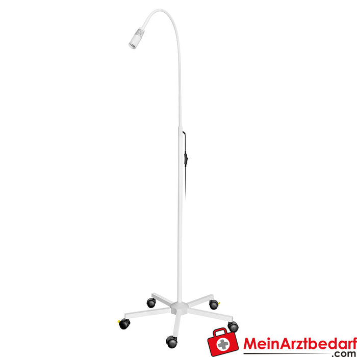 LUXAMED LED examination light on 5-foot stand, white