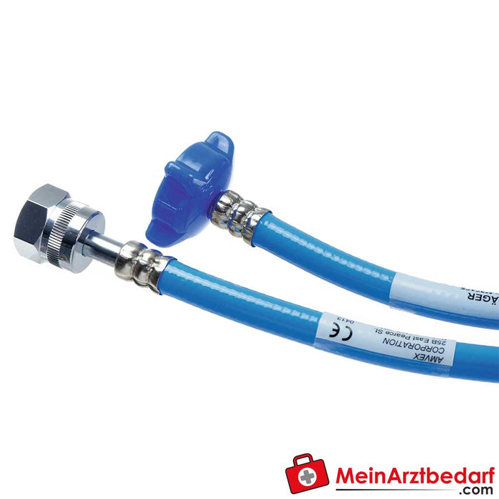 Dräger ZV hoses with NIST connection according to Australian standard for O2/AIR/N2O