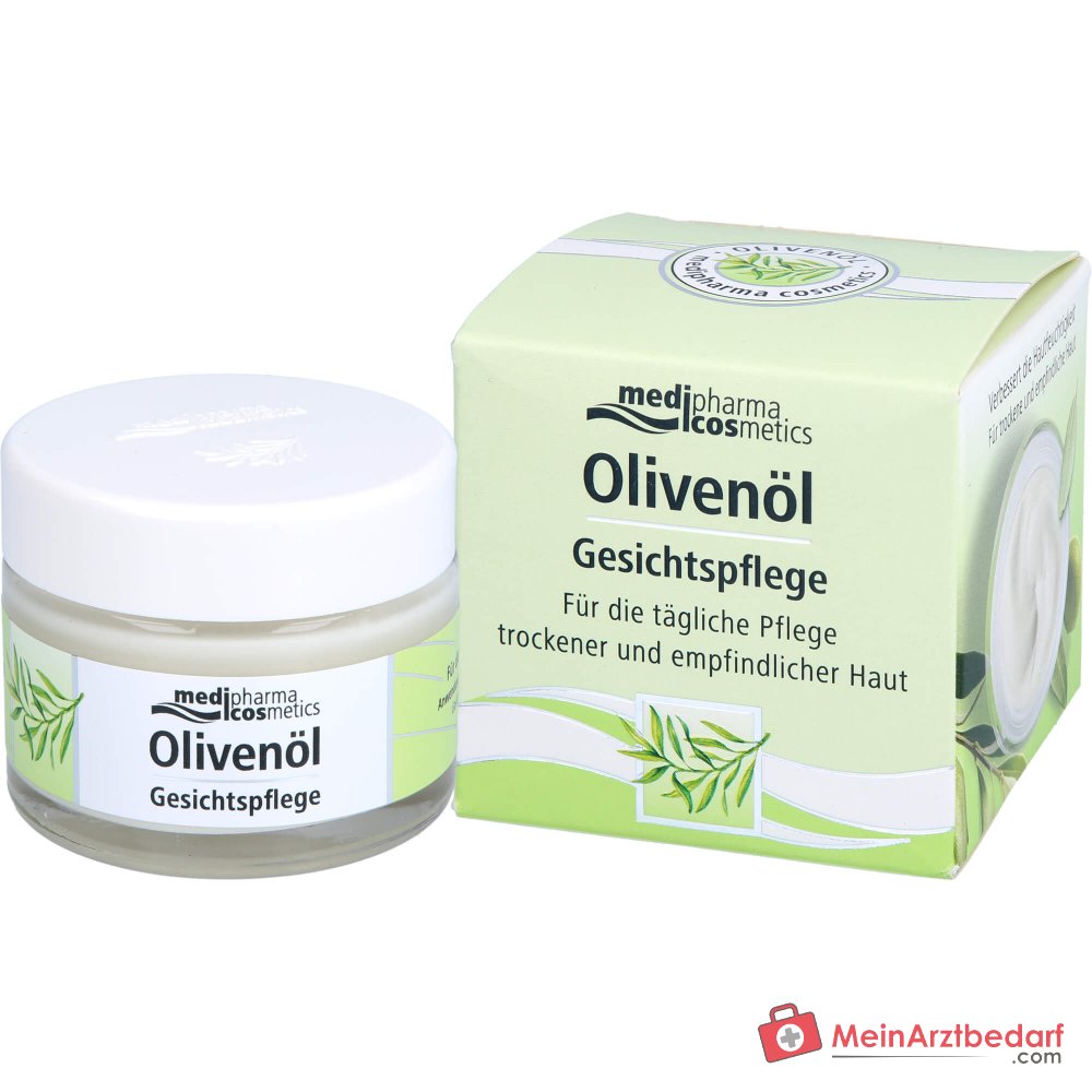 medipharma cosmetics Olivenöl Gesichtspflege Creme, 50 ml
