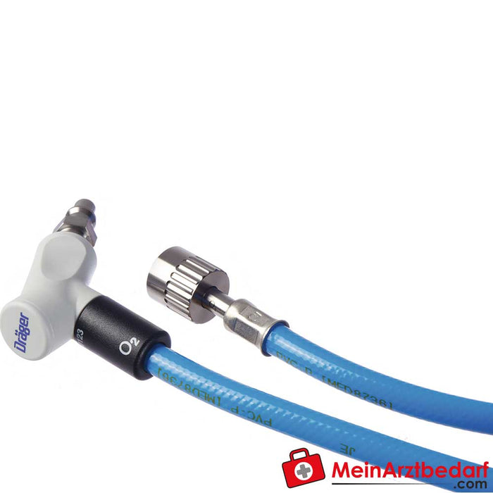 Dräger ZV hoses with NIST connection according to Chinese standard for O2/AIR/N2O