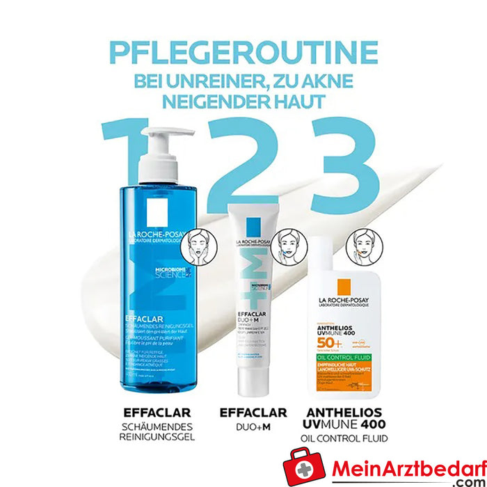 La Roche Posay Effaclar Duo+M|gegen Pickel, Mitesser und Unreinheiten mit Anti-Rückfall-Effekt, 40ml