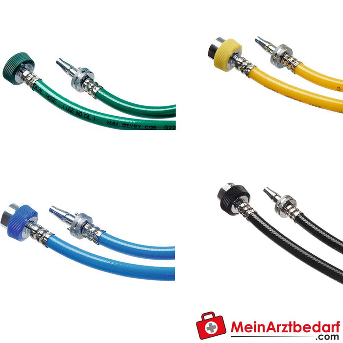 Dräger ZV hoses according to Japanese standard for O2/AIR/N2O/VAC