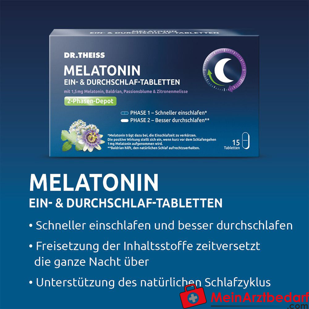 DR. THEISS MELATONIN EIN-& DURCHSCHLAF-TABLETTEN.