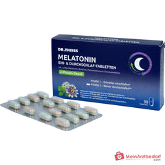 Dr. Theiss Melatonin Ein- und Durchschlaf Melatonin / Baldrian / Passionsblume / Zitronenmelisse Retardtabletten, 30 St..