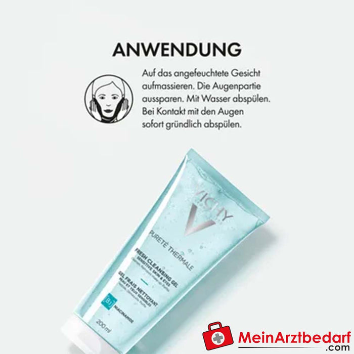 VICHY Pureté Thermale Verfrissende Reinigingsgel, 200ml