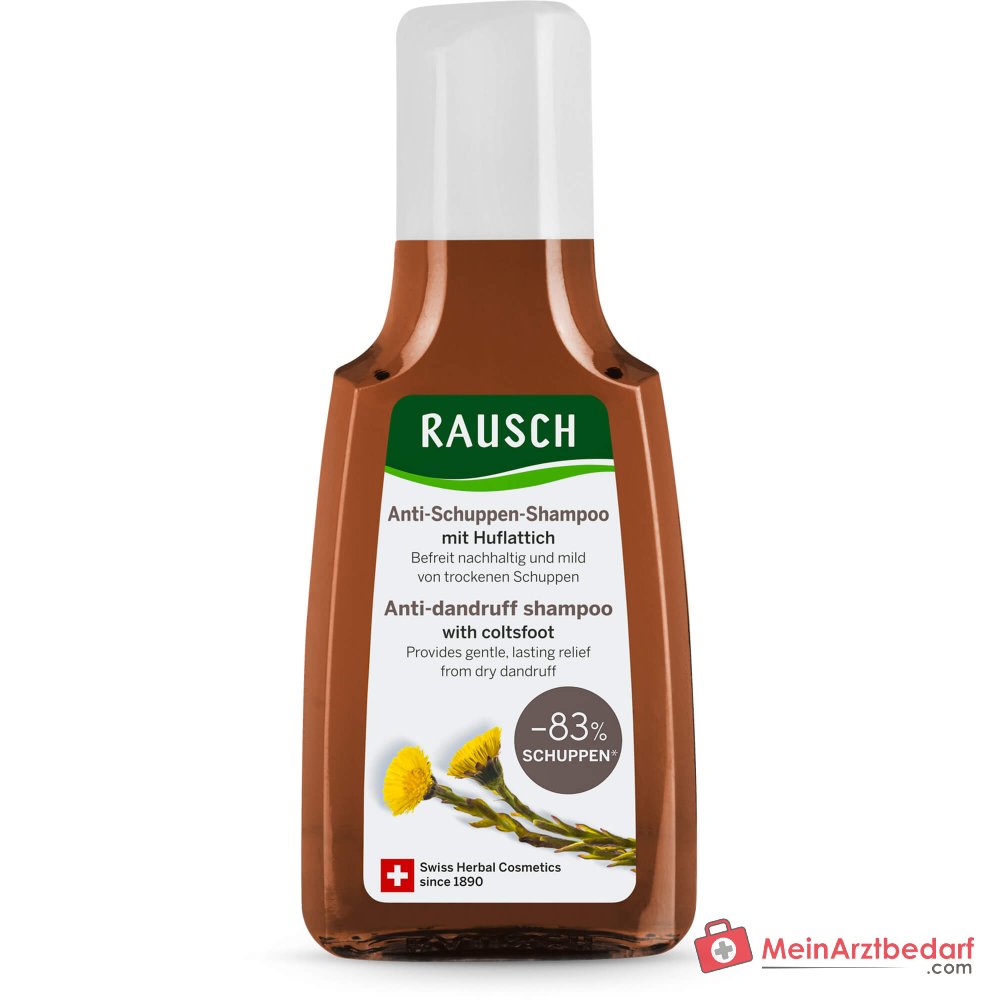 Rausch Anti-Schuppen-Shampoo mit Huflattich, 40 ml.