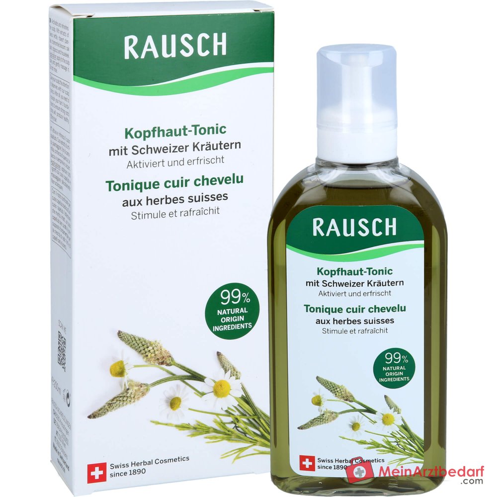 Rausch Kopfhaut-Tonic mit Schweizer Kräutern, 200 ml.