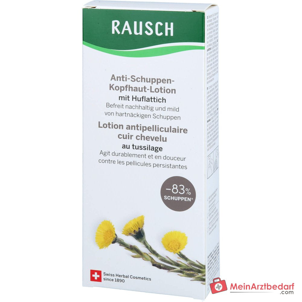Rausch Anti-Schuppen-Kopfhaut-Lotion mit Huflattich, 200 ml.