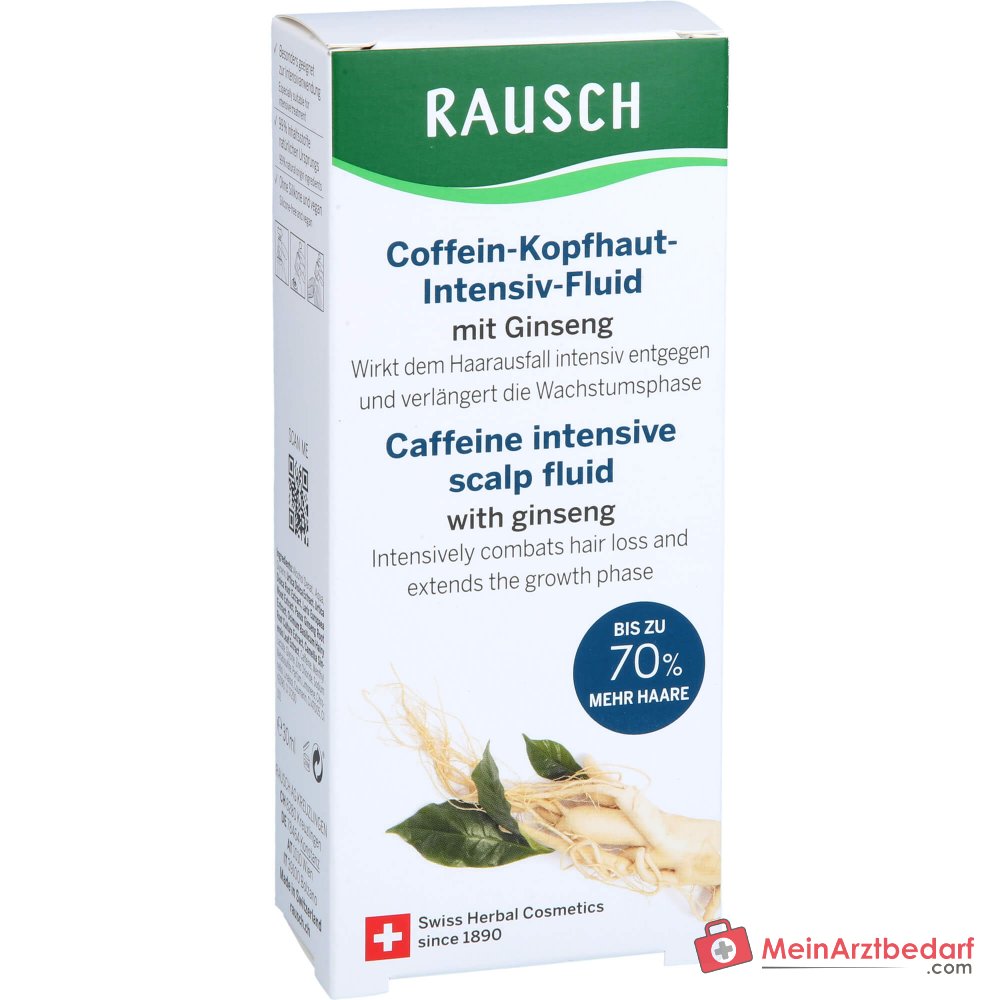 Rausch Coffein-Kopfhaut-Intensiv-Fluid mit Ginseng, 30 ml.