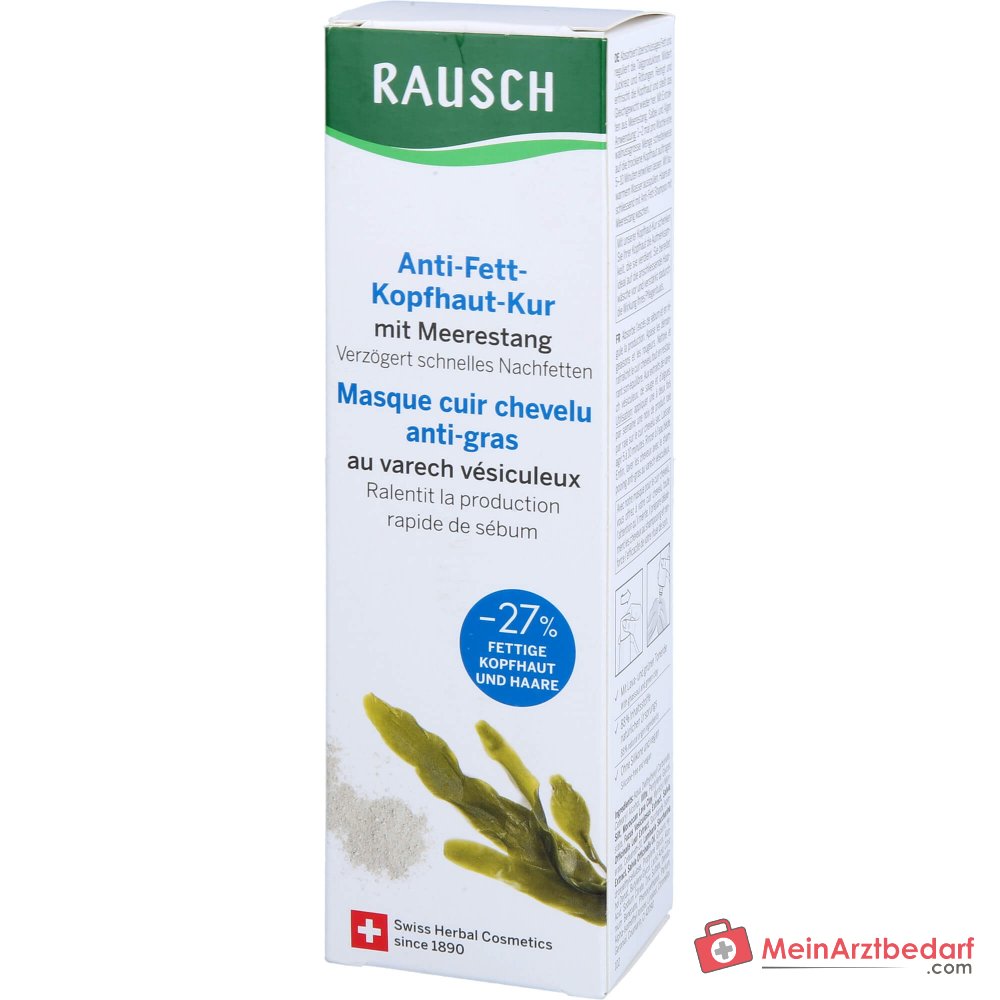 Rausch Anti-Fett-Kopfhaut-Kur mit Meerestang, 100 ml.