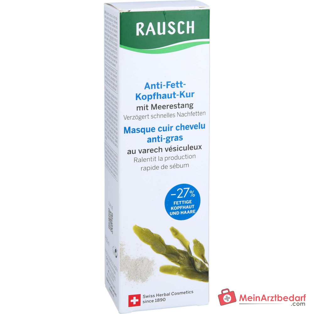 Rausch Anti-Fett-Kopfhaut-Kur mit Meerestang, 100 ml.