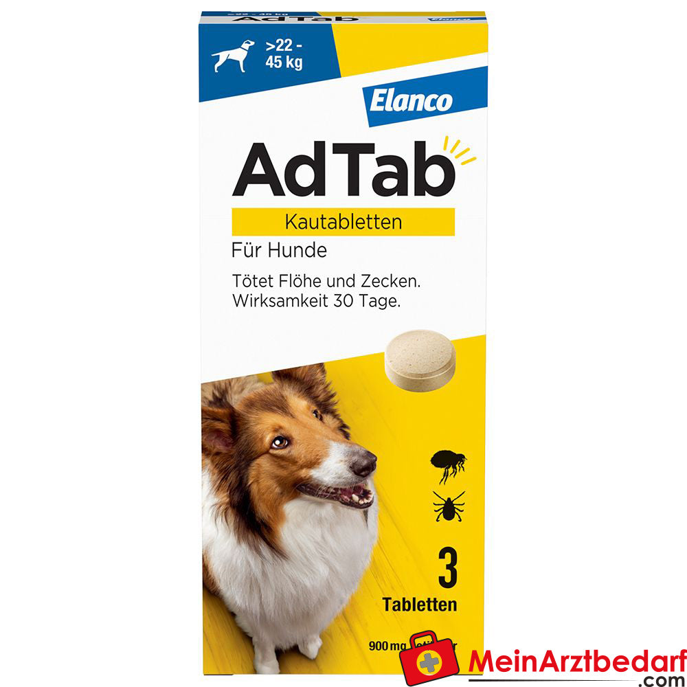 Adtab 900mg Hund 22-45kg 3 St.