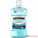 LISTERINE Cool Mint Mild Eucalyptol / Menthol / Thymol / Methyl Salicylat Mundspülung, 500 ml.