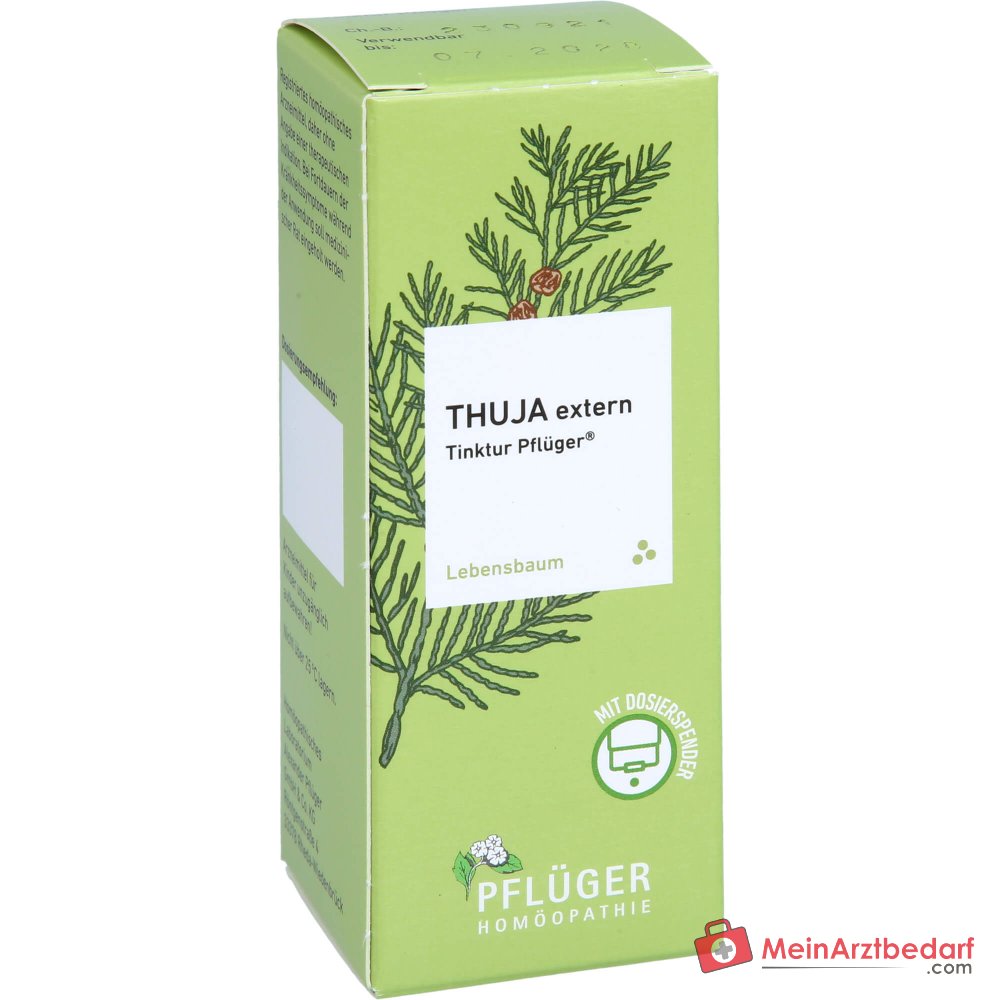 Pflüger Thuja extern Tinktur Thuja occidentalis Urtinktur, 20 ml
