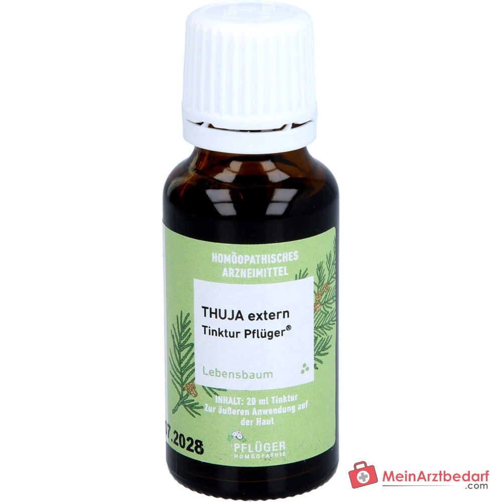 Pflüger Thuja extern Tinktur Thuja occidentalis Urtinktur, 20 ml