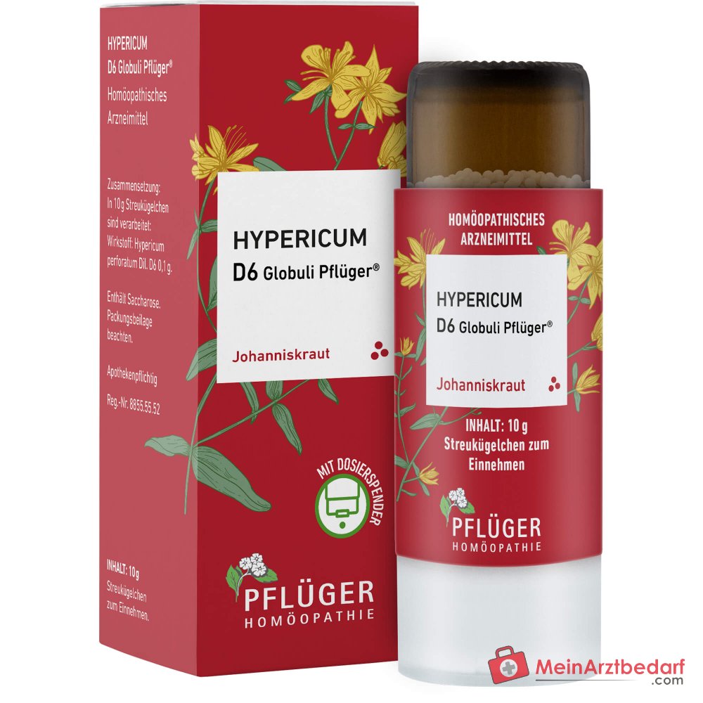 Pflüger Hypericum D6 globuli 10 g