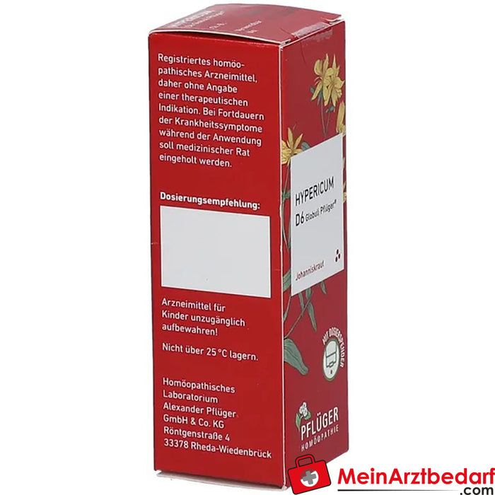 Hypericum D6 Globules Pflüger® (en allemand)