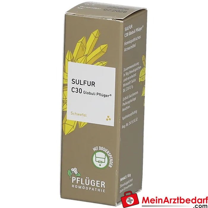 Sulfur C30 Globuli Pflüger® (en allemand)