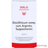 WALA Disci/Viscum comp. cum Argento Supositorios, 10 uds.