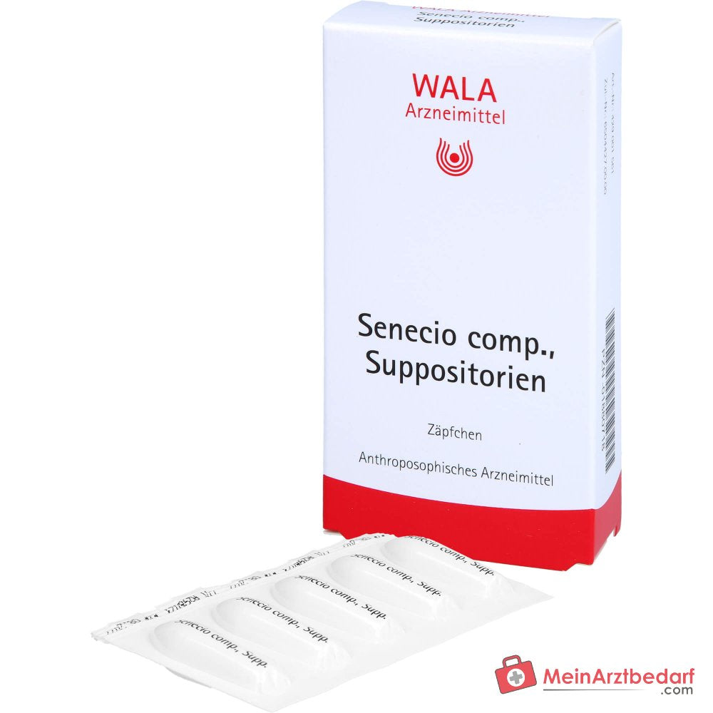 WALA Senecio comp. Suppositoires, 10 pièces.
