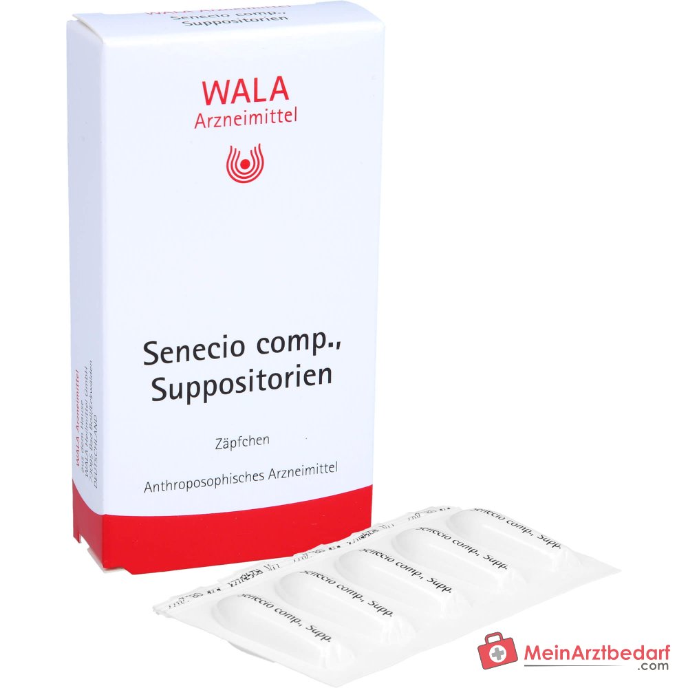 WALA Senecio comp. Supositorios, 10 unidades.