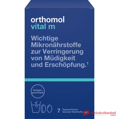 Orthomol Vital M Granulat/Kapseln/Tabletten Kombipackung, 15 Tagesportionen.