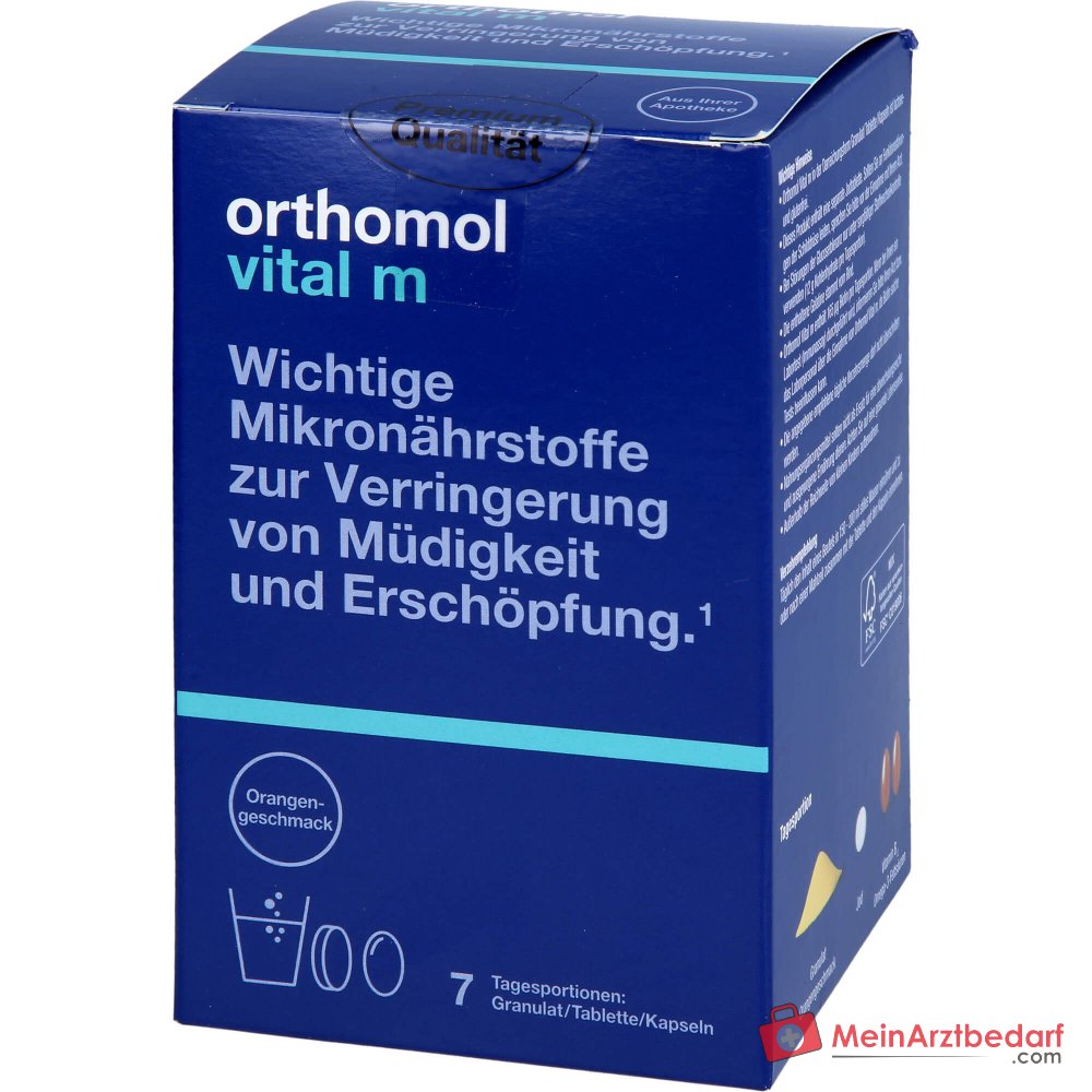 Orthomol Vital M Granulat/Kapseln/Tabletten Kombipackung, 15 Tagesportionen.