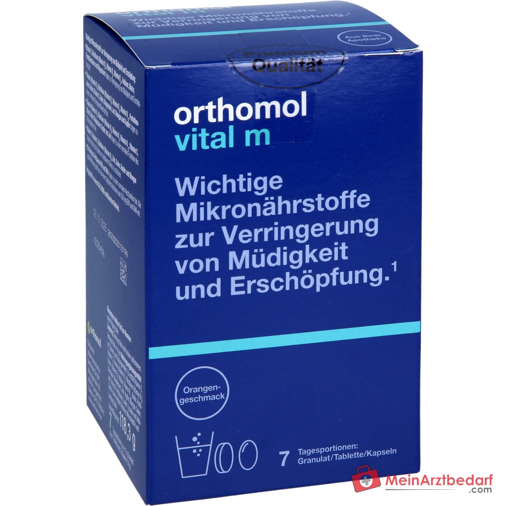 Orthomol Vital M Granulat/Kapseln/Tabletten Kombipackung, 15 Tagesportionen.