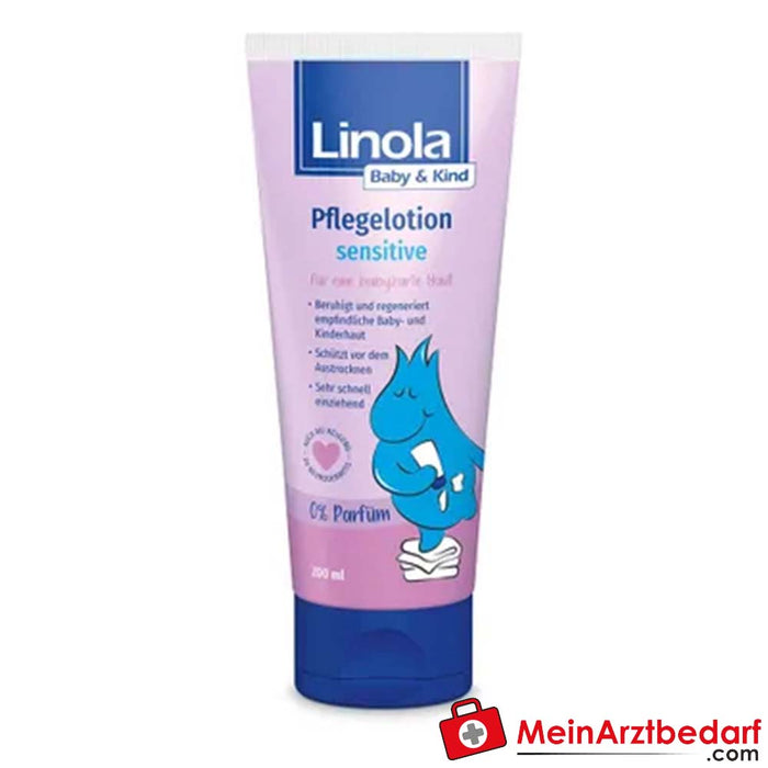 Linola Baby &amp; Kind Verzorging Lotion gevoelig, 200ml