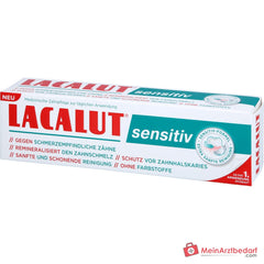 Lacalut sensitiv Hydroxylapatit / Bisabolol Zahncreme, 75 ml.