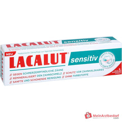 Lacalut sensitiv Hydroxylapatit / Bisabolol Zahncreme, 75 ml.