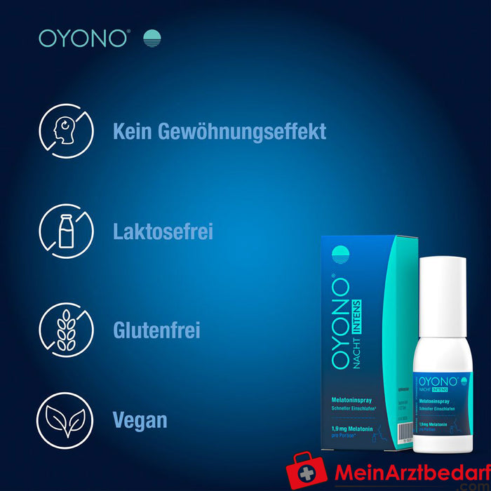 OYONO® NACHT INTENS spray alla melatonina - 1,9 mg di melatonina